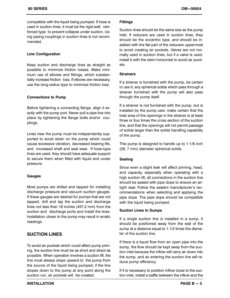 Gorman-Rupp Pumps 84A52-B 1325165 and up User Manual | Page 9 / 33