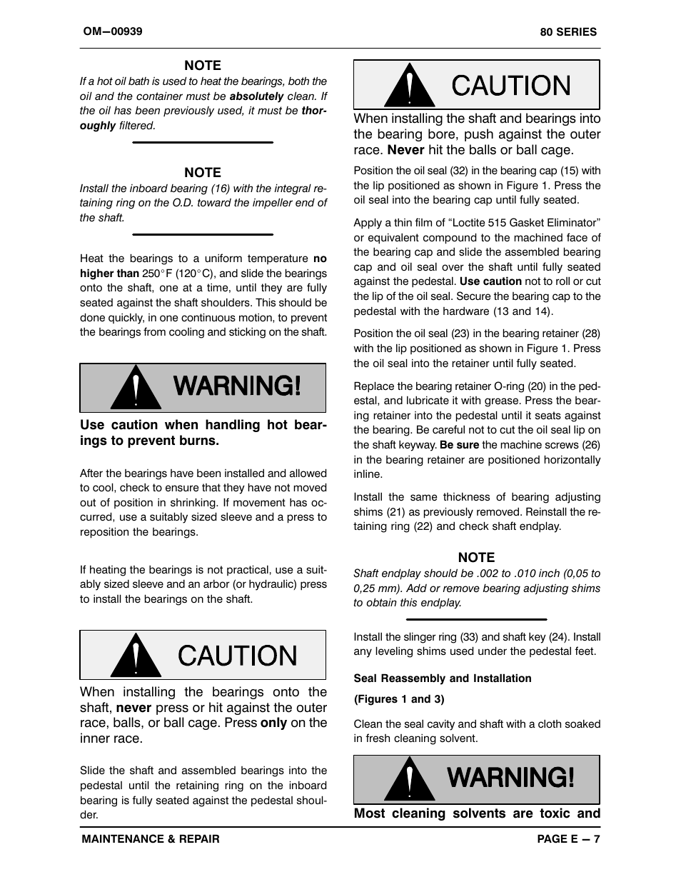 Gorman-Rupp Pumps 84B3-B 664926 and up User Manual | Page 29 / 33