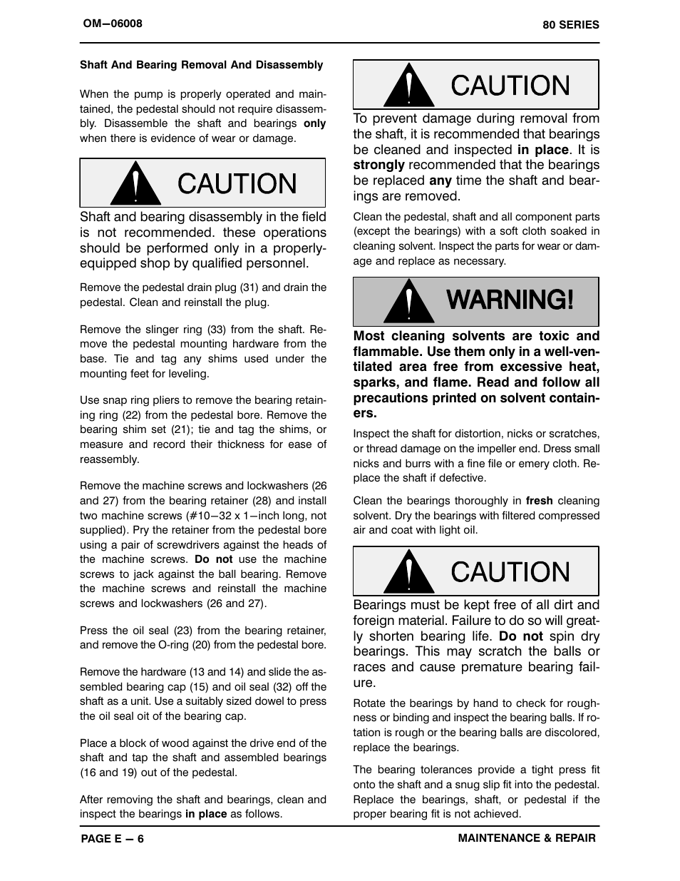 Gorman-Rupp Pumps 84B31-B 1364371 and up User Manual | Page 25 / 31