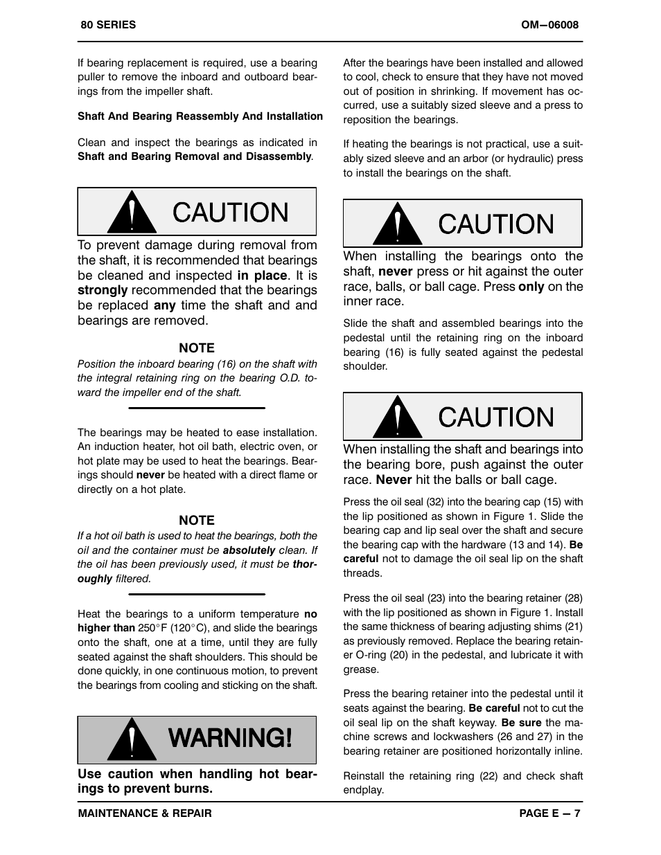 Gorman-Rupp Pumps 84B31-B 1364371 and up User Manual | Page 26 / 31