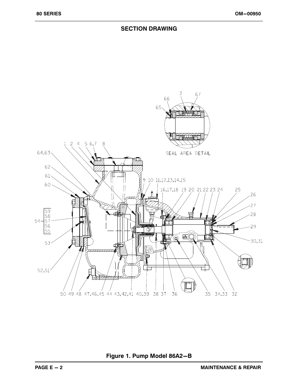 Figure 1. pump model 86a2−b | Gorman-Rupp Pumps 86A2-B 819132 and up User Manual | Page 23 / 32