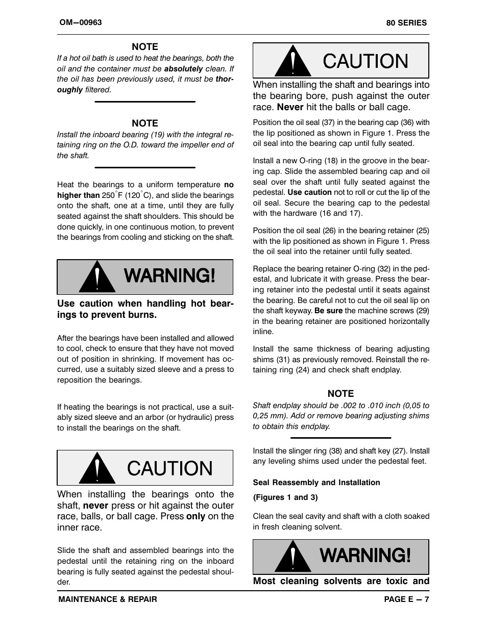 Gorman-Rupp Pumps 86A3-B 819132 and up User Manual | Page 29 / 32