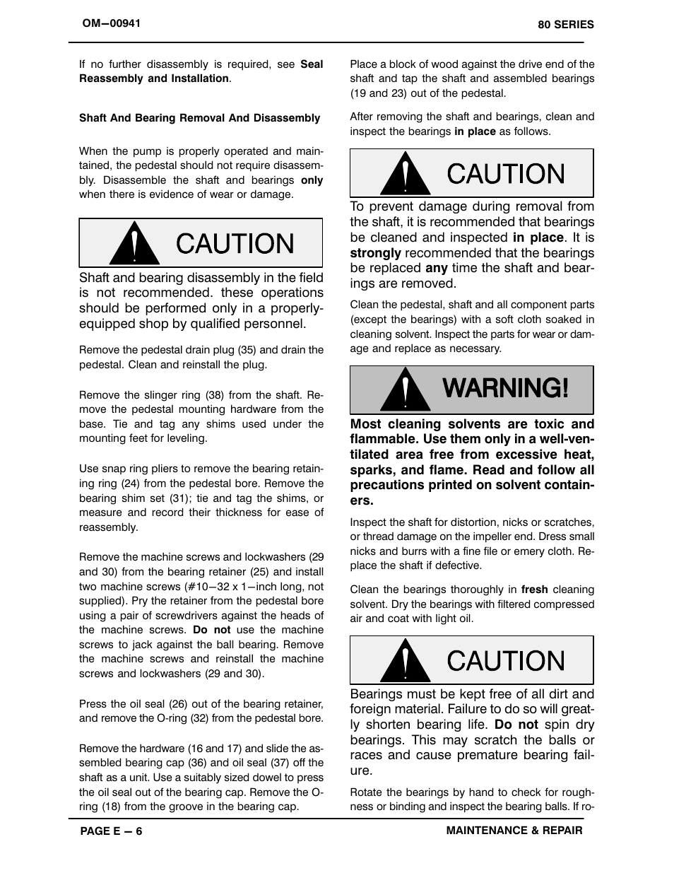 Gorman-Rupp Pumps 86A52-B 1329204 and up User Manual | Page 27 / 34