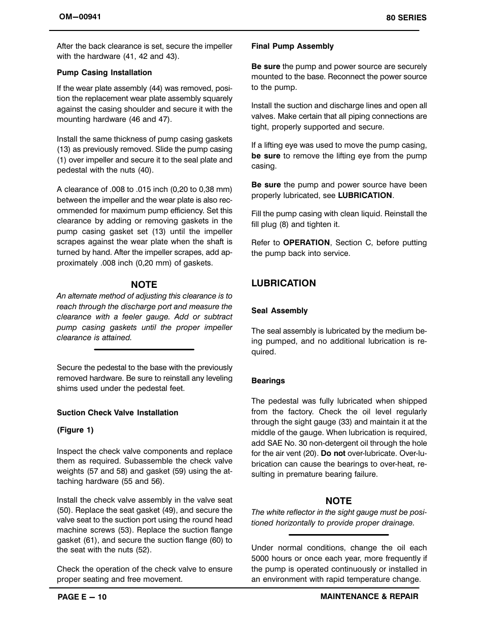 Gorman-Rupp Pumps 86A52-B 1329204 and up User Manual | Page 31 / 34