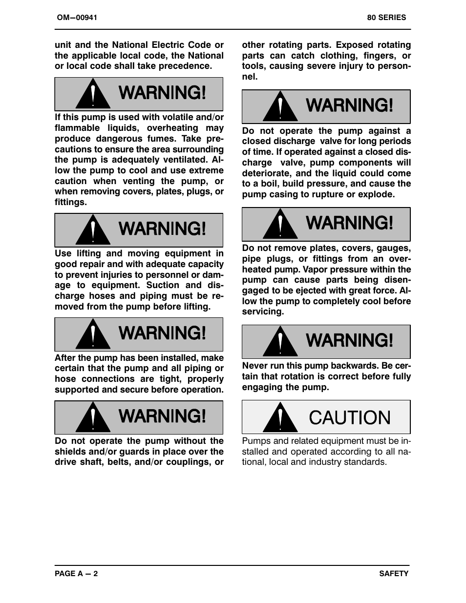 Gorman-Rupp Pumps 86A52-B 1329204 and up User Manual | Page 6 / 34