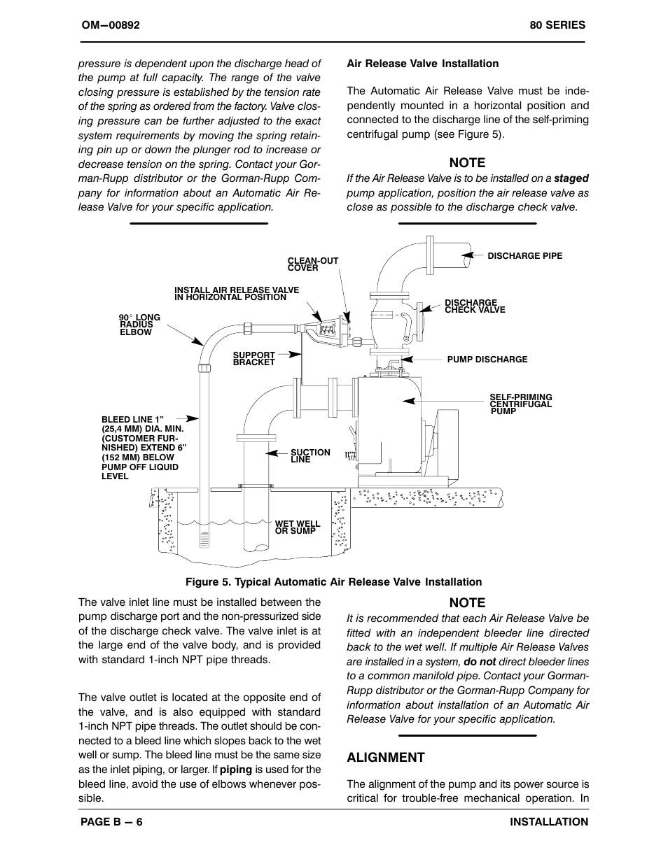 Alignment | Gorman-Rupp Pumps 83B52-B 1329030 and up User Manual | Page 12 / 32
