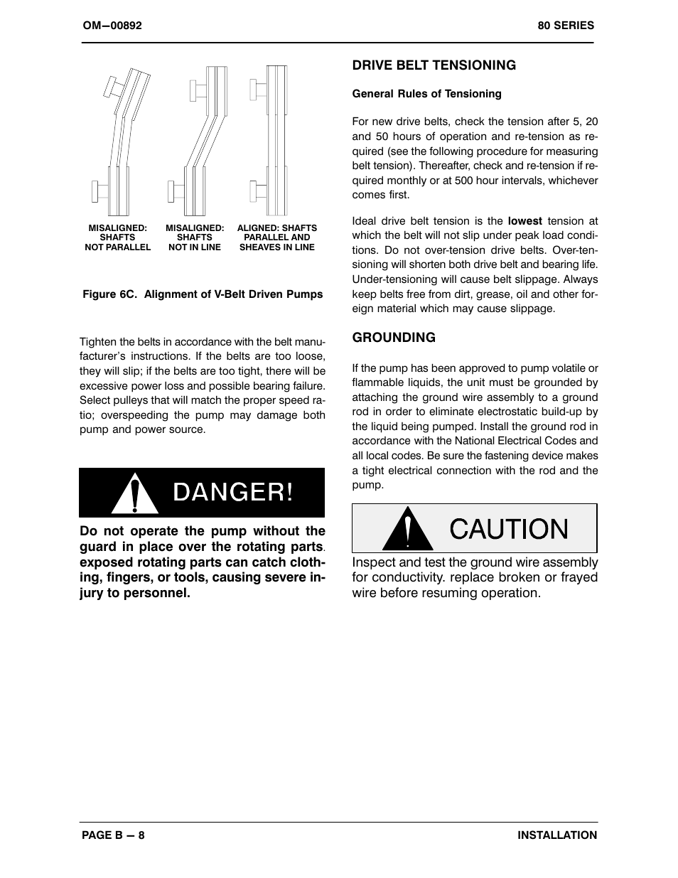 Grounding | Gorman-Rupp Pumps 83B52-B 1329030 and up User Manual | Page 14 / 32