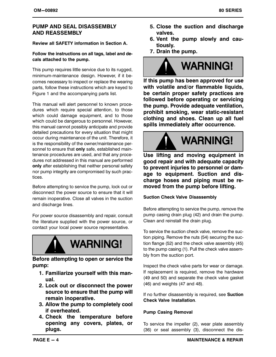 Gorman-Rupp Pumps 83B52-B 1329030 and up User Manual | Page 25 / 32