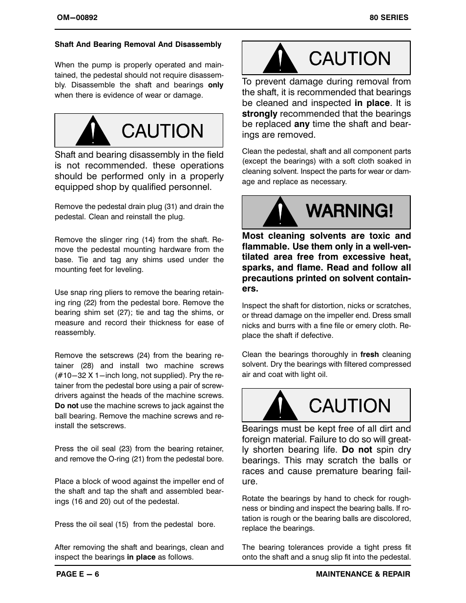 Gorman-Rupp Pumps 83B52-B 1329030 and up User Manual | Page 27 / 32