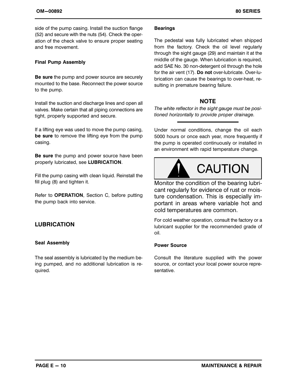 Gorman-Rupp Pumps 83B52-B 1329030 and up User Manual | Page 31 / 32