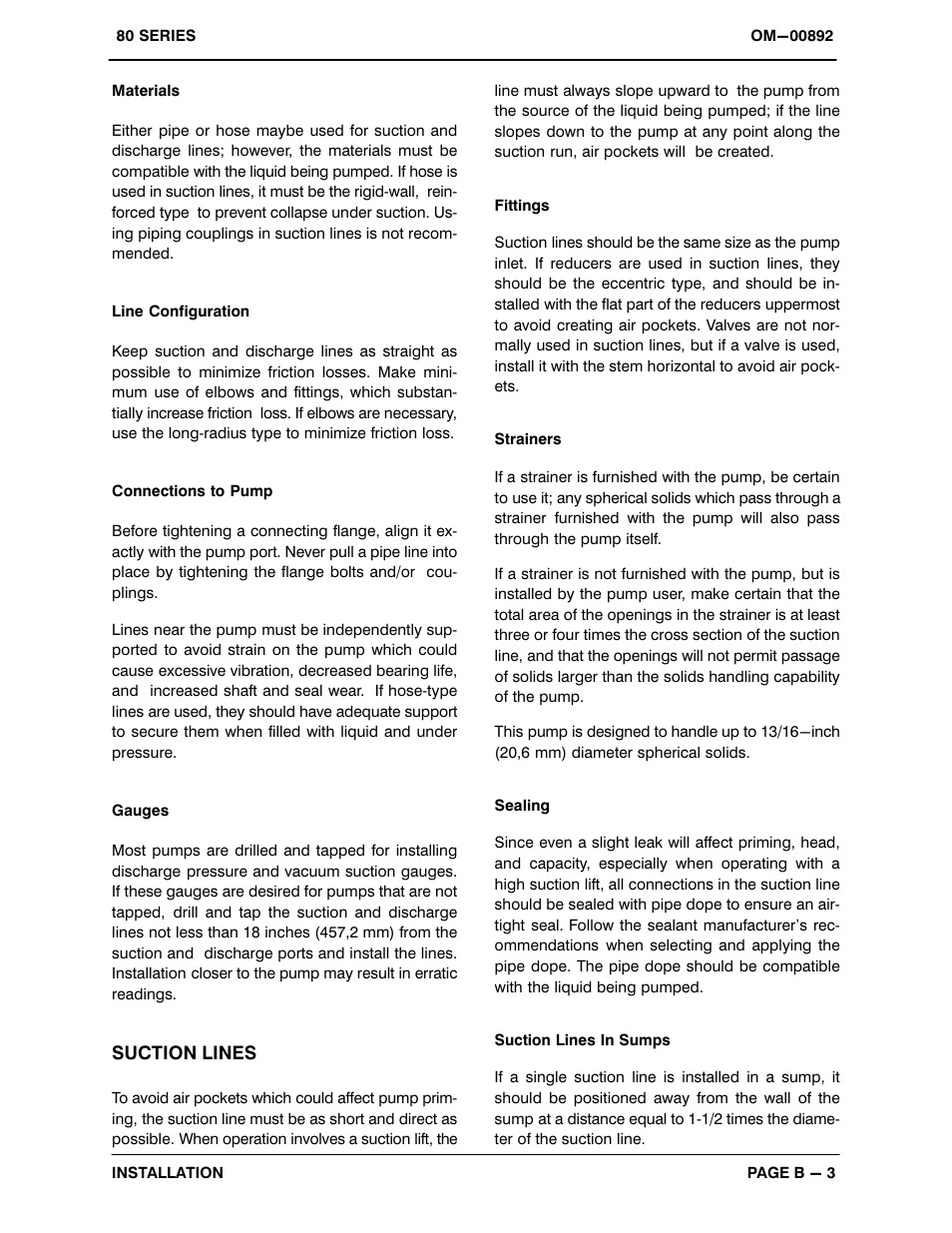 Gorman-Rupp Pumps 83B52-B 1329030 and up User Manual | Page 9 / 32