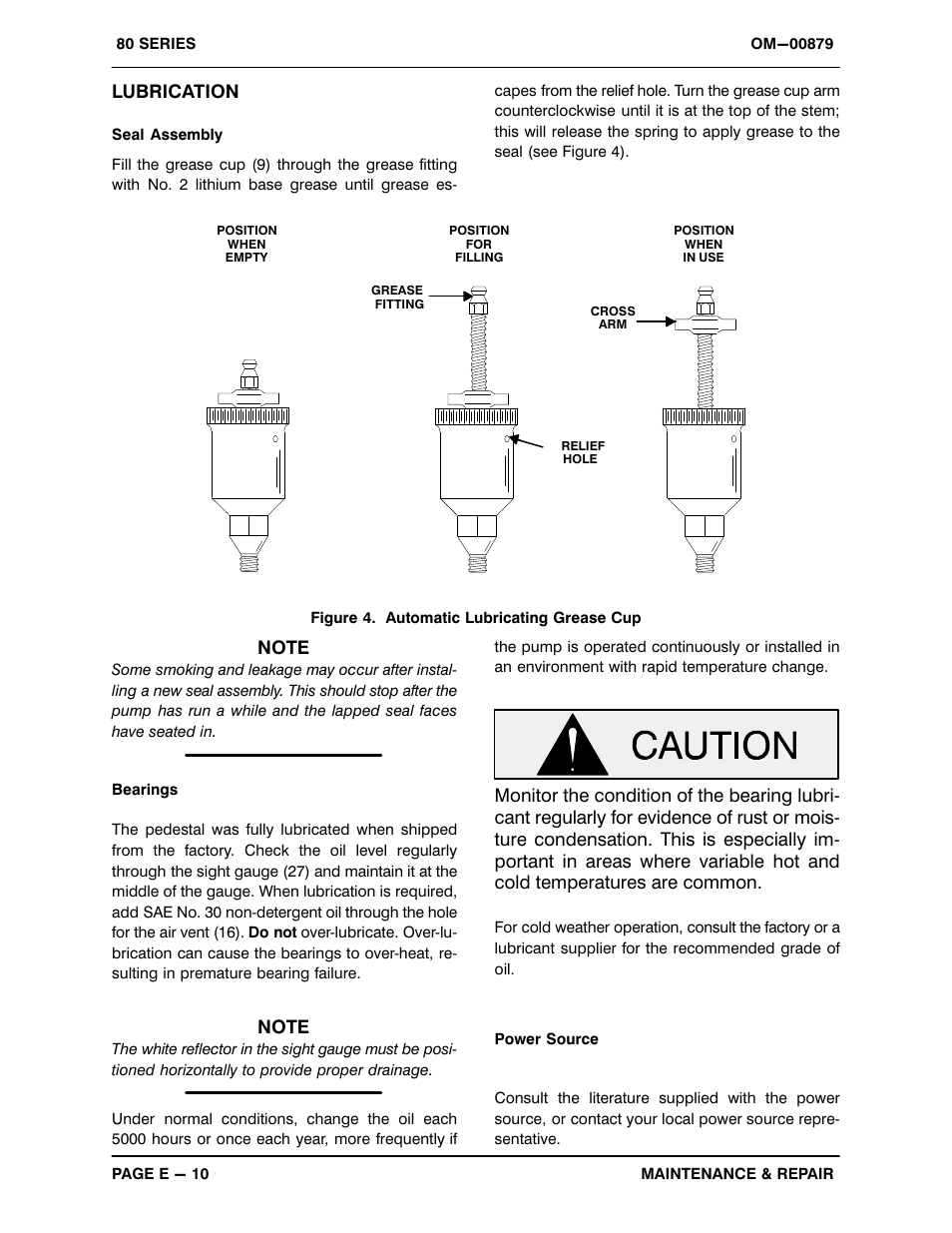 Lubrication | Gorman-Rupp Pumps 83C2-B 814600 and up User Manual | Page 31 / 32