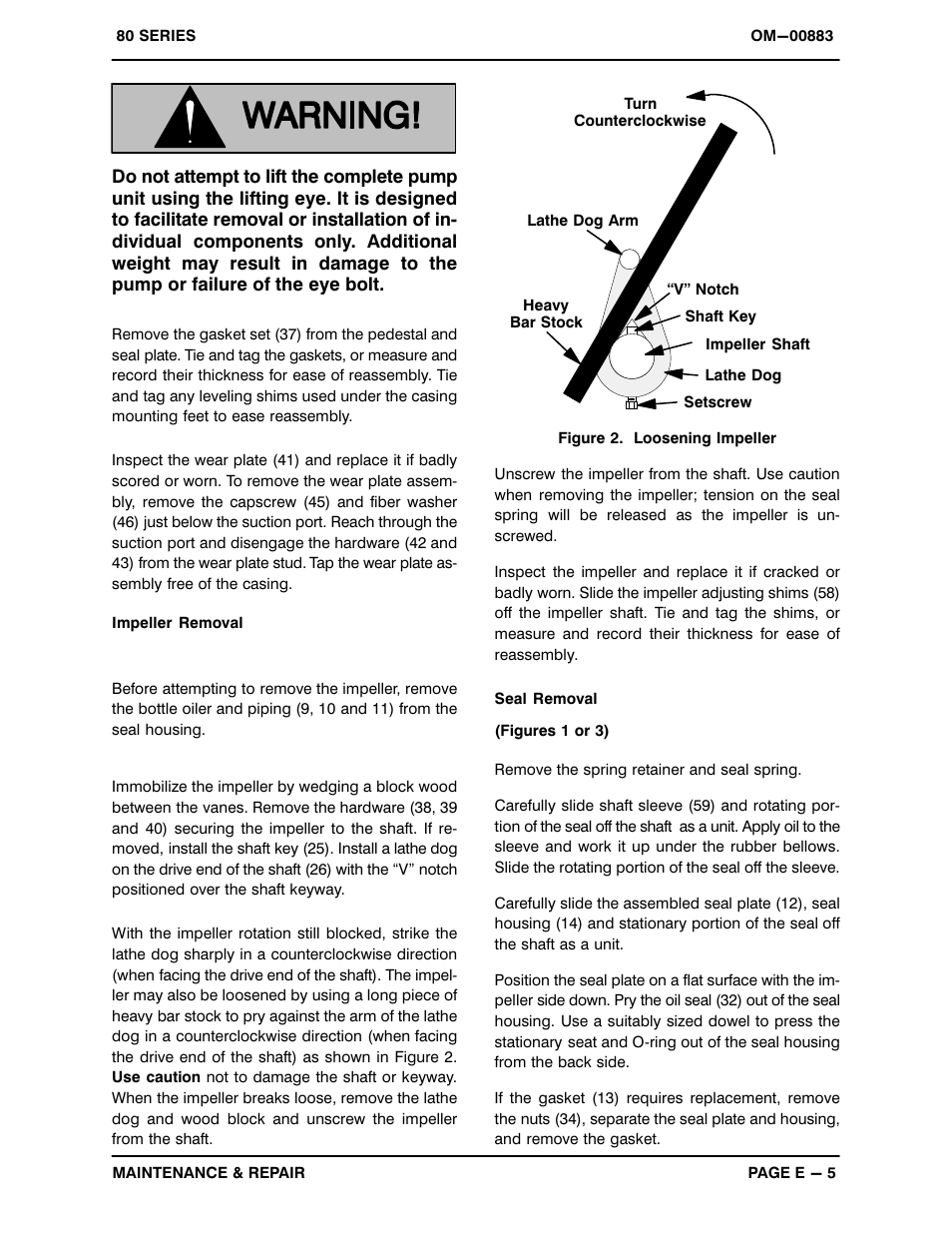 Gorman-Rupp Pumps 83C20-B 814600 and up User Manual | Page 26 / 32