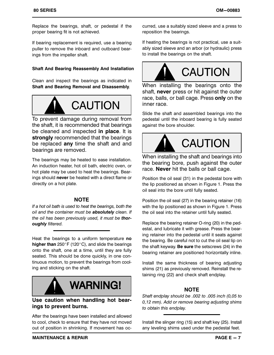 Gorman-Rupp Pumps 83C20-B 814600 and up User Manual | Page 28 / 32