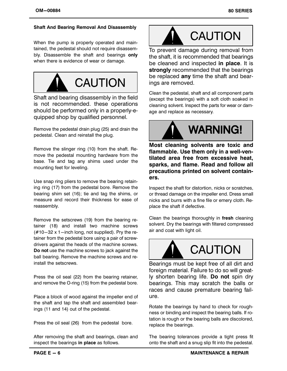 Gorman-Rupp Pumps 83C3-B 814600 and up User Manual | Page 27 / 32