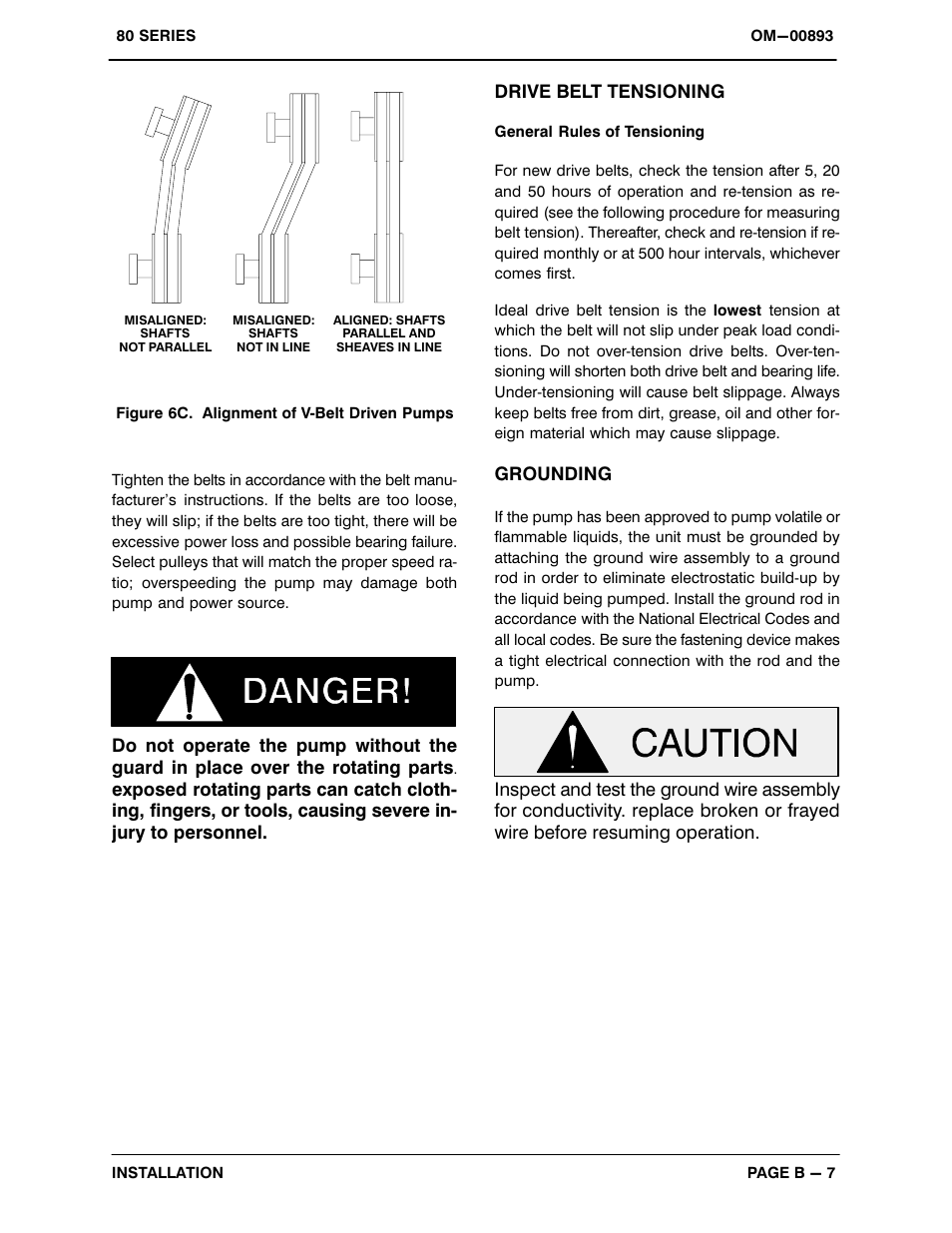 Grounding | Gorman-Rupp Pumps 83C52-B 1337266 and up User Manual | Page 14 / 32