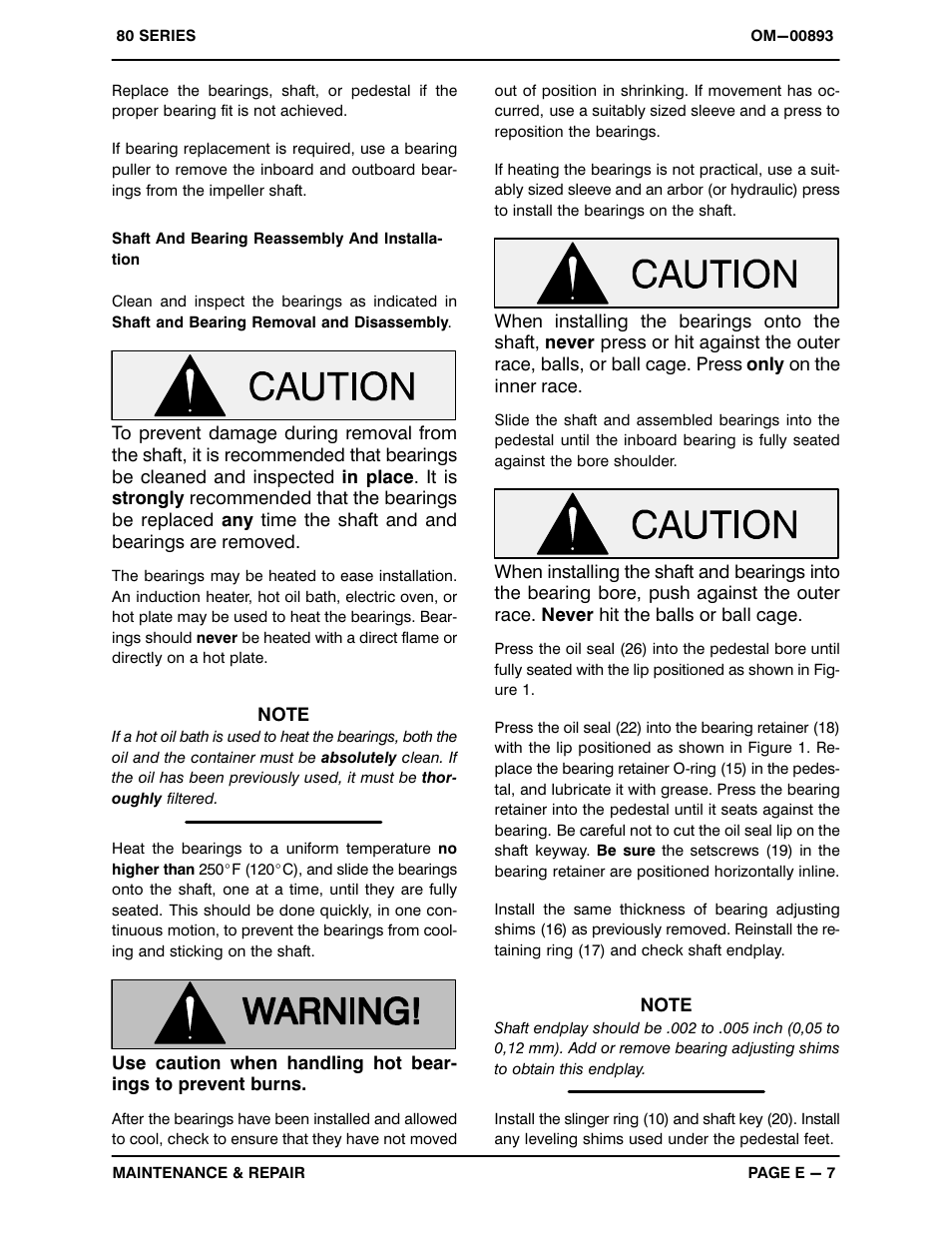 Gorman-Rupp Pumps 83C52-B 1337266 and up User Manual | Page 28 / 32