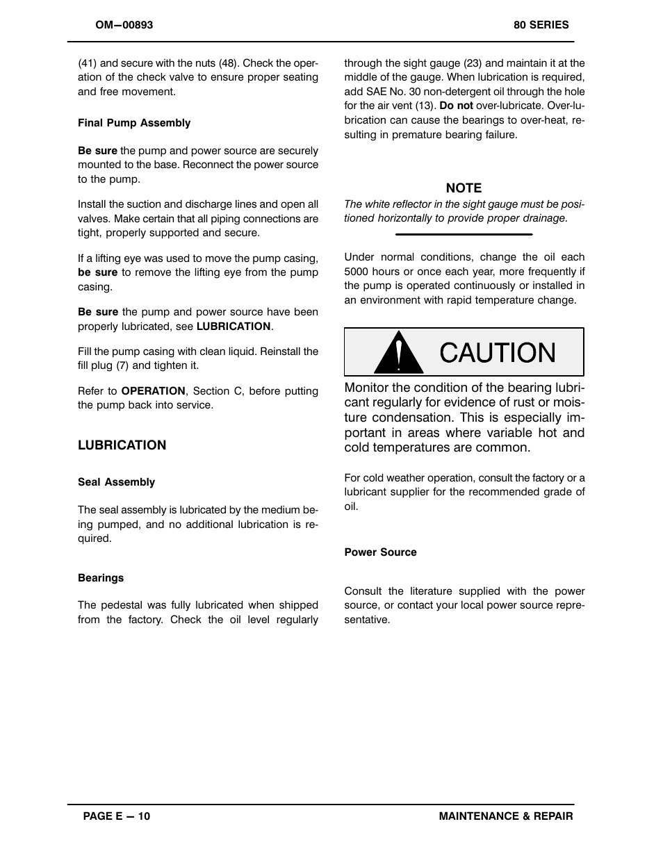 Gorman-Rupp Pumps 83C52-B 1337266 and up User Manual | Page 31 / 32