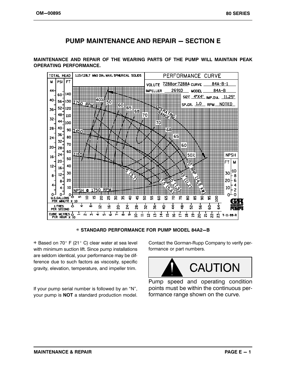 Gorman-Rupp Pumps 84A2-B 818301 and up User Manual | Page 22 / 32