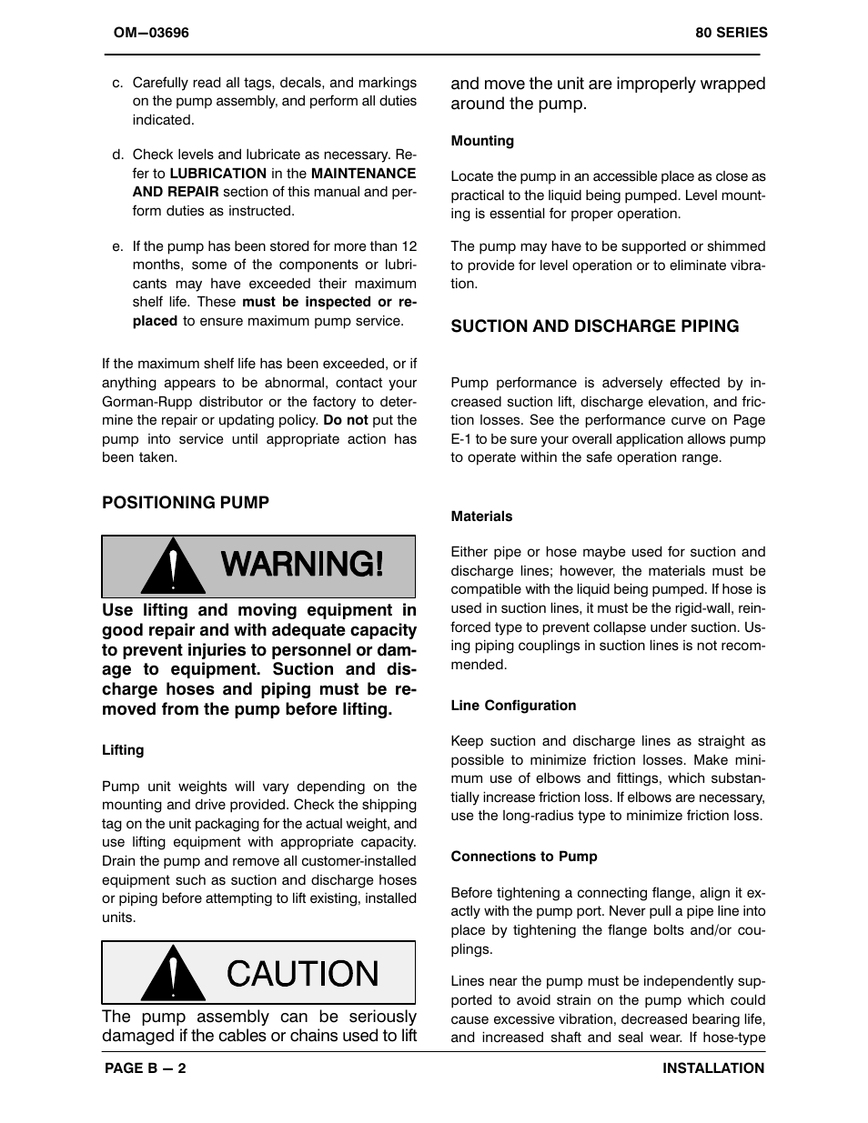 Gorman-Rupp Pumps 82H65-B 1015831 and up User Manual | Page 9 / 30