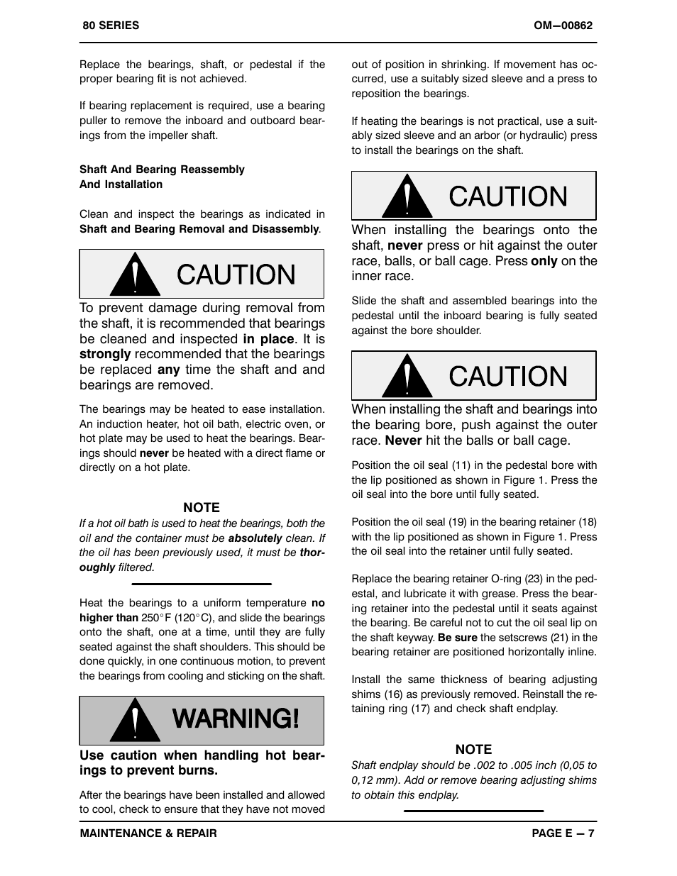 Gorman-Rupp Pumps 83A3-B 734045 and up User Manual | Page 29 / 33