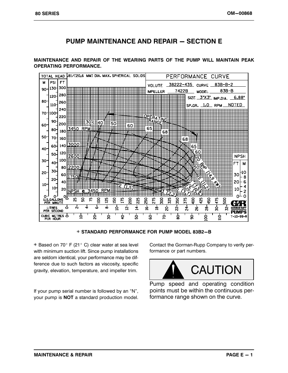 Gorman-Rupp Pumps 83B2-B 1063841 and up User Manual | Page 22 / 33