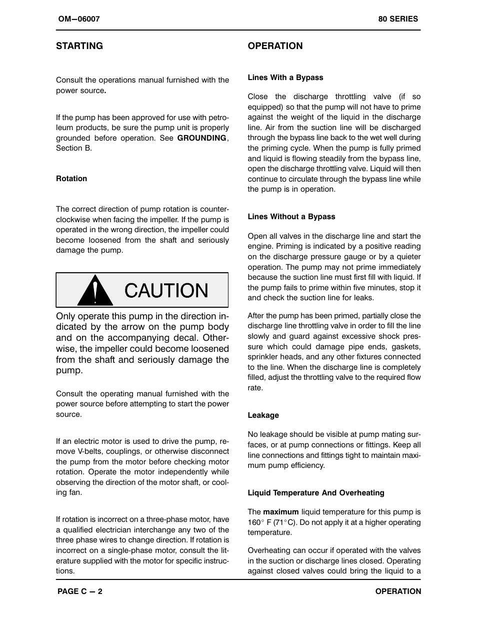 Gorman-Rupp Pumps 83B31-B 1364724 and up User Manual | Page 16 / 32