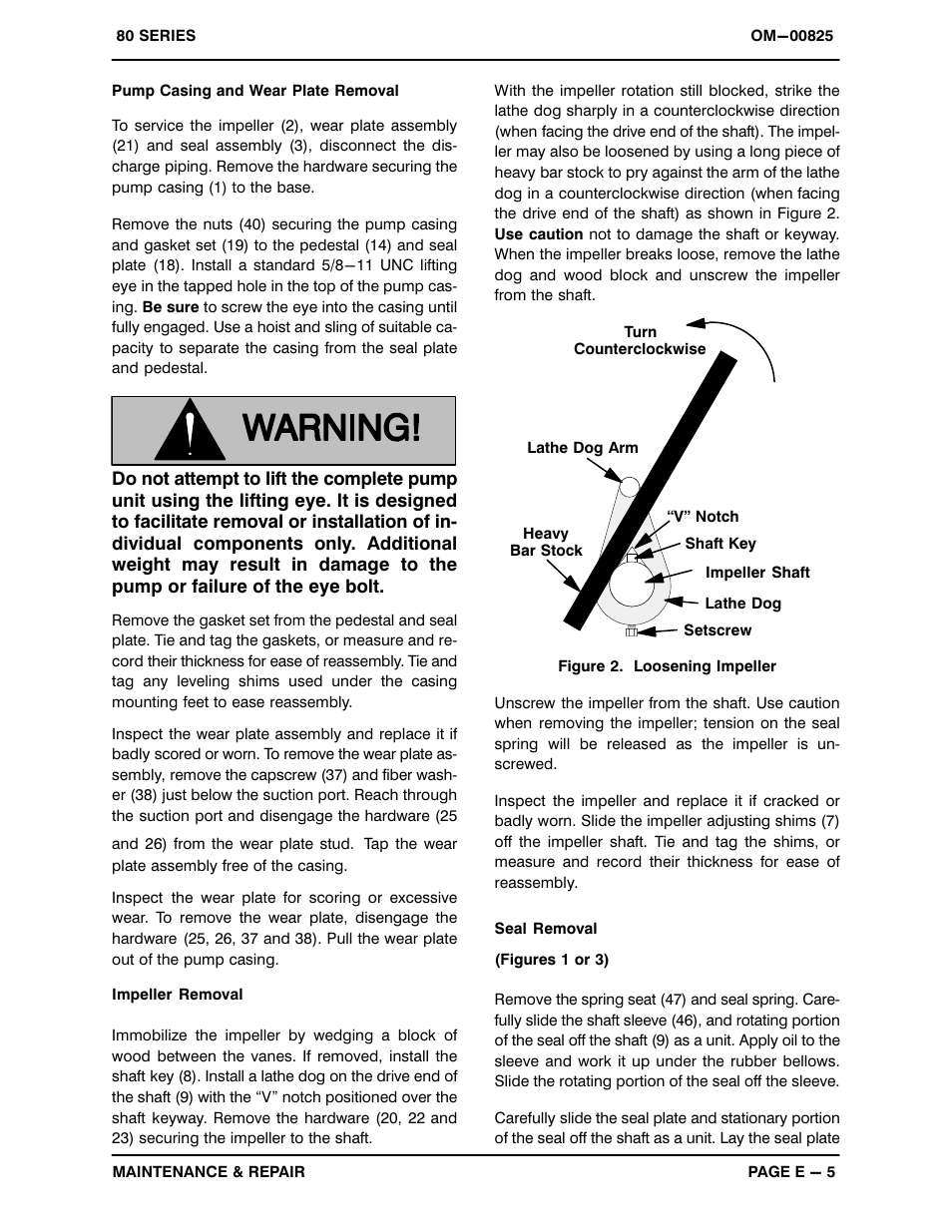 Gorman-Rupp Pumps 82E52-B 684918 thru 1327231 User Manual | Page 24 / 31