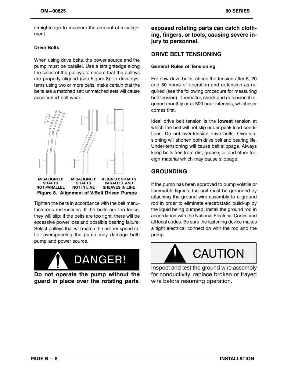 Grounding | Gorman-Rupp Pumps 82E52-B 1327232 and up User Manual | Page 14 / 32