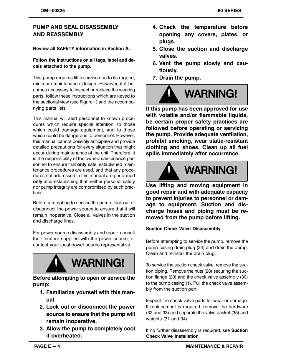 Gorman-Rupp Pumps 82E52-B 1327232 and up User Manual | Page 25 / 32