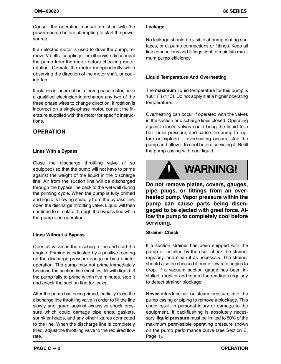 Gorman-Rupp Pumps 82H2-B 716064 and up User Manual | Page 14 / 30