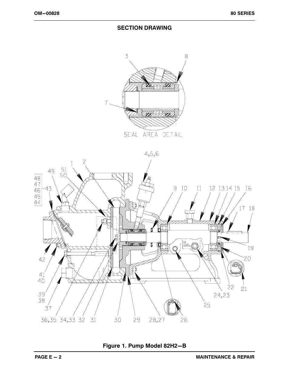 Figure 1. pump model 82h2−b | Gorman-Rupp Pumps 82H2-B 716064 and up User Manual | Page 20 / 30