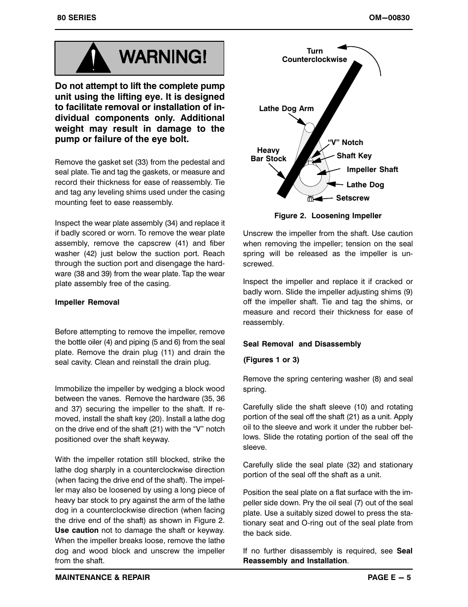 Gorman-Rupp Pumps 82H20-B 737048 and up User Manual | Page 24 / 30