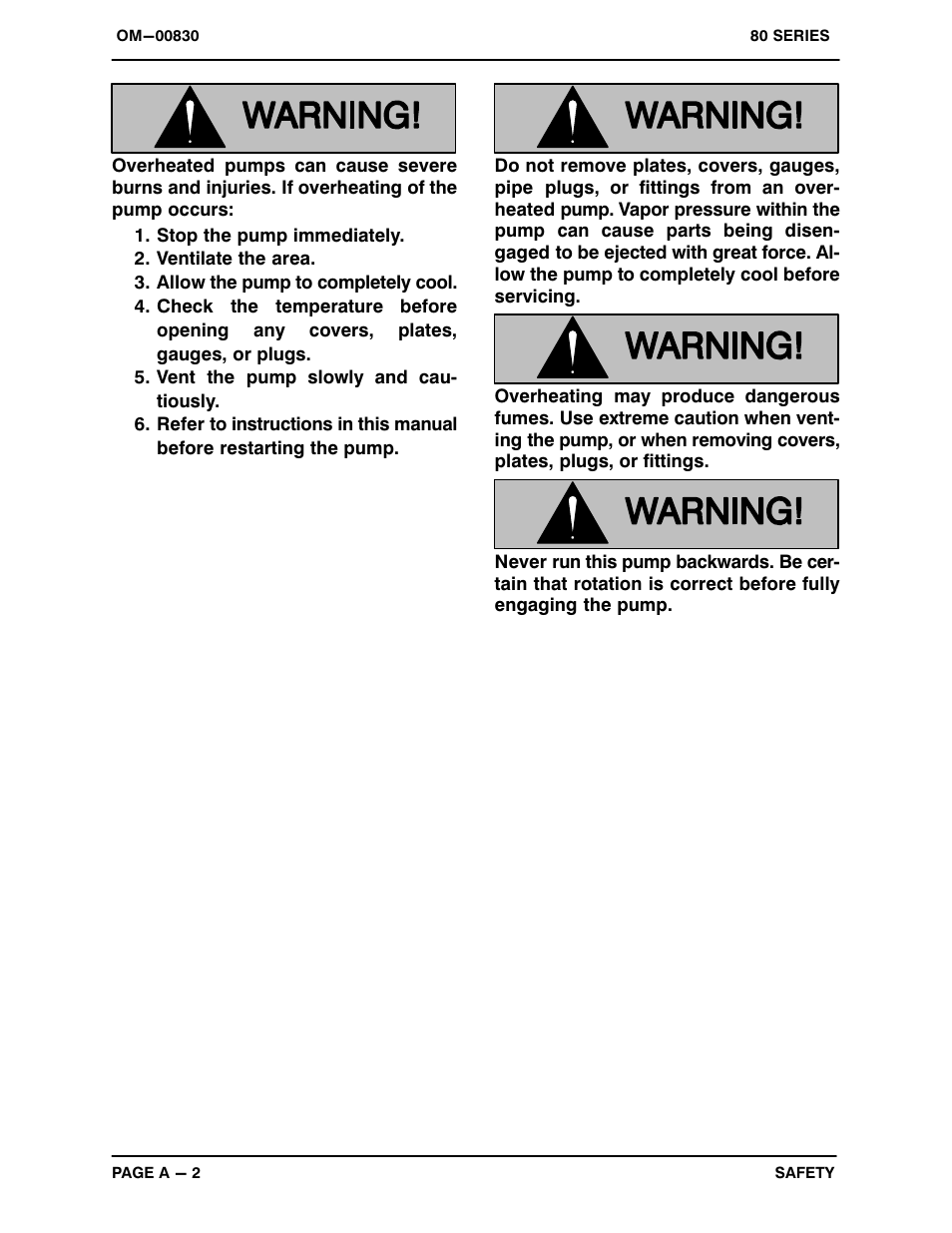 Gorman-Rupp Pumps 82H20-B 737048 and up User Manual | Page 7 / 30