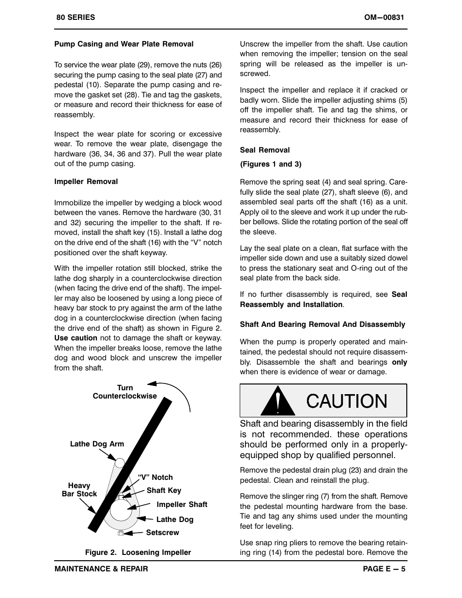 Gorman-Rupp Pumps 82H3-B 716123 and up User Manual | Page 24 / 30