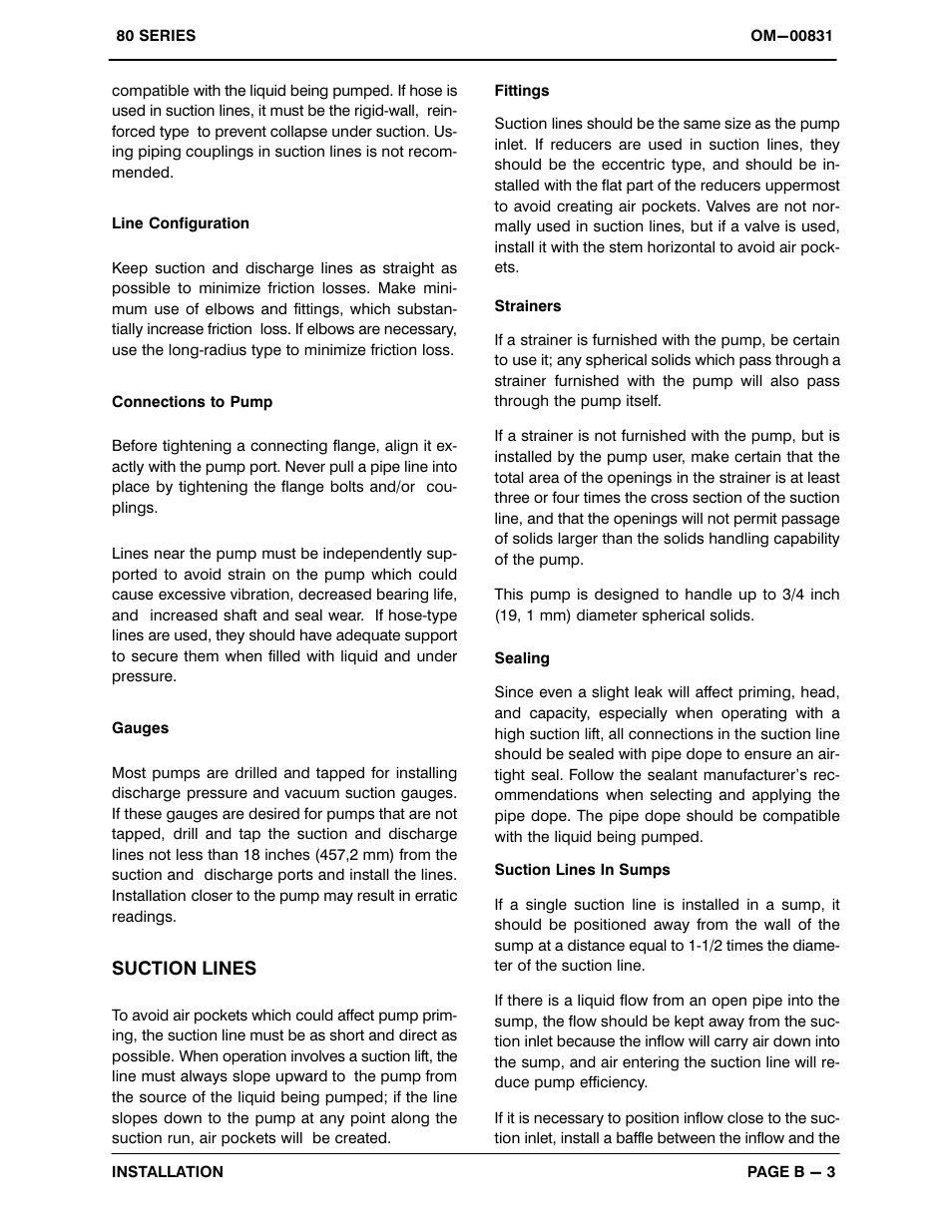 Gorman-Rupp Pumps 82H3-B 716123 and up User Manual | Page 9 / 30