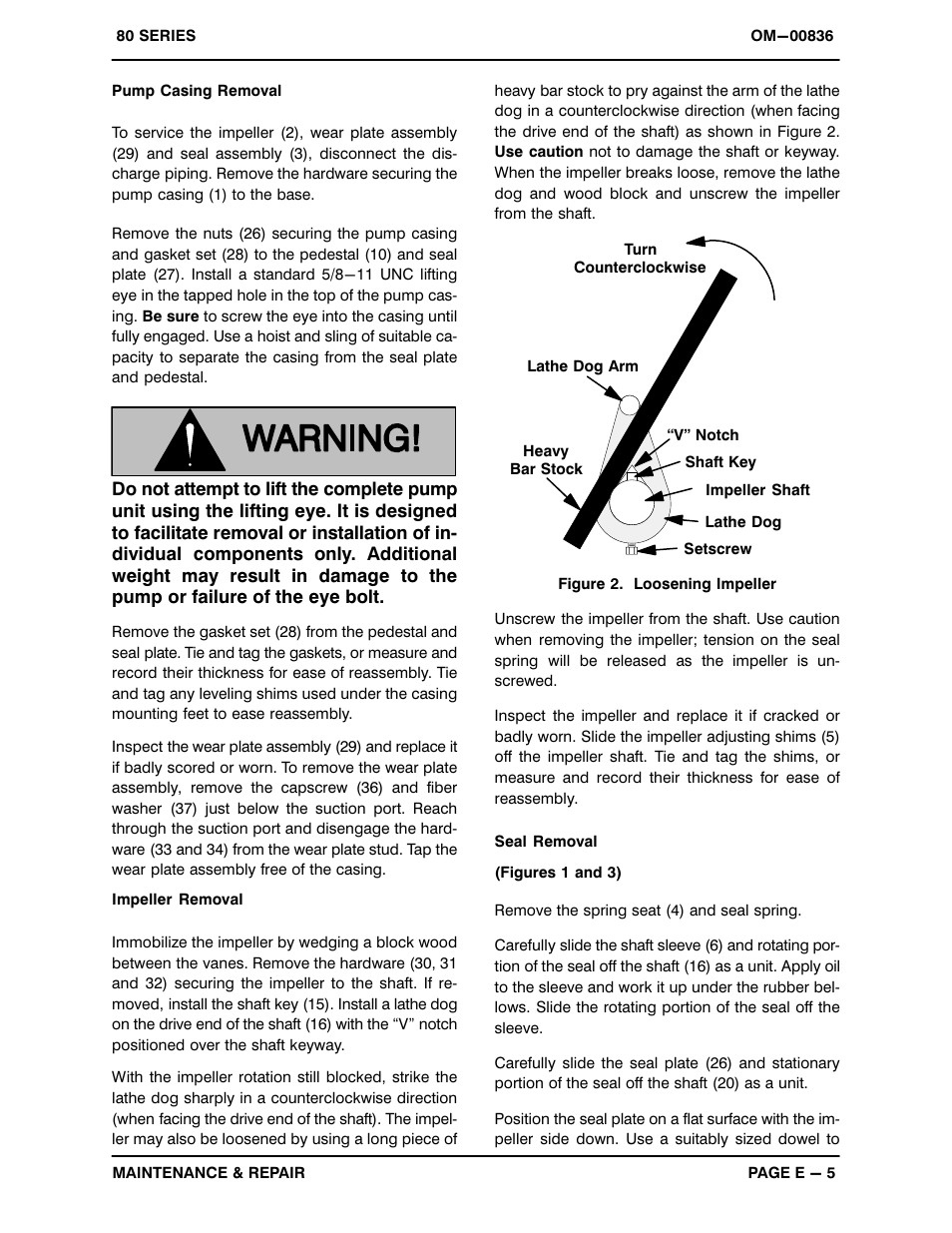 Gorman-Rupp Pumps 82H52-B 252751 thru 1325647 User Manual | Page 24 / 30