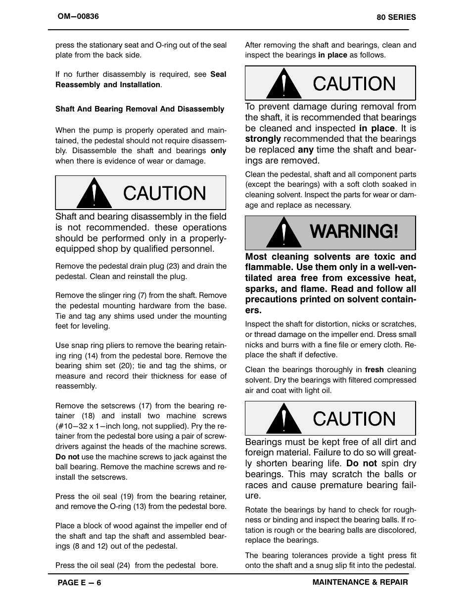 Gorman-Rupp Pumps 82H52-B 252751 thru 1325647 User Manual | Page 25 / 30