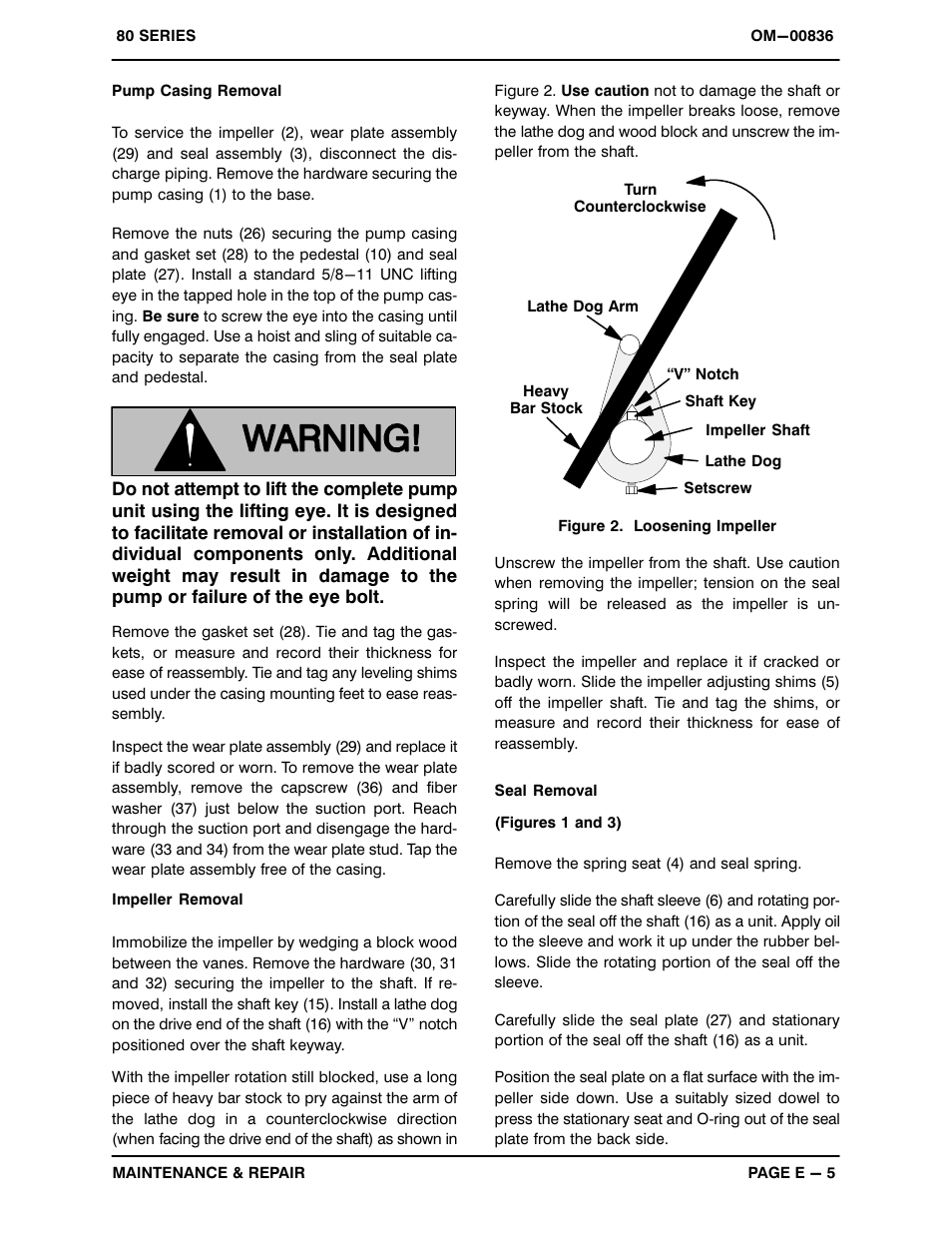 Gorman-Rupp Pumps 82H52-B 1325648 and up User Manual | Page 25 / 31