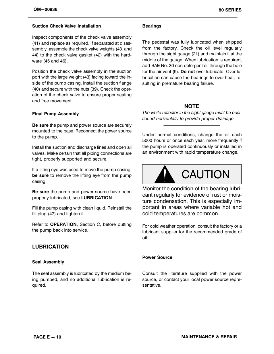 Gorman-Rupp Pumps 82H52-B 1325648 and up User Manual | Page 30 / 31