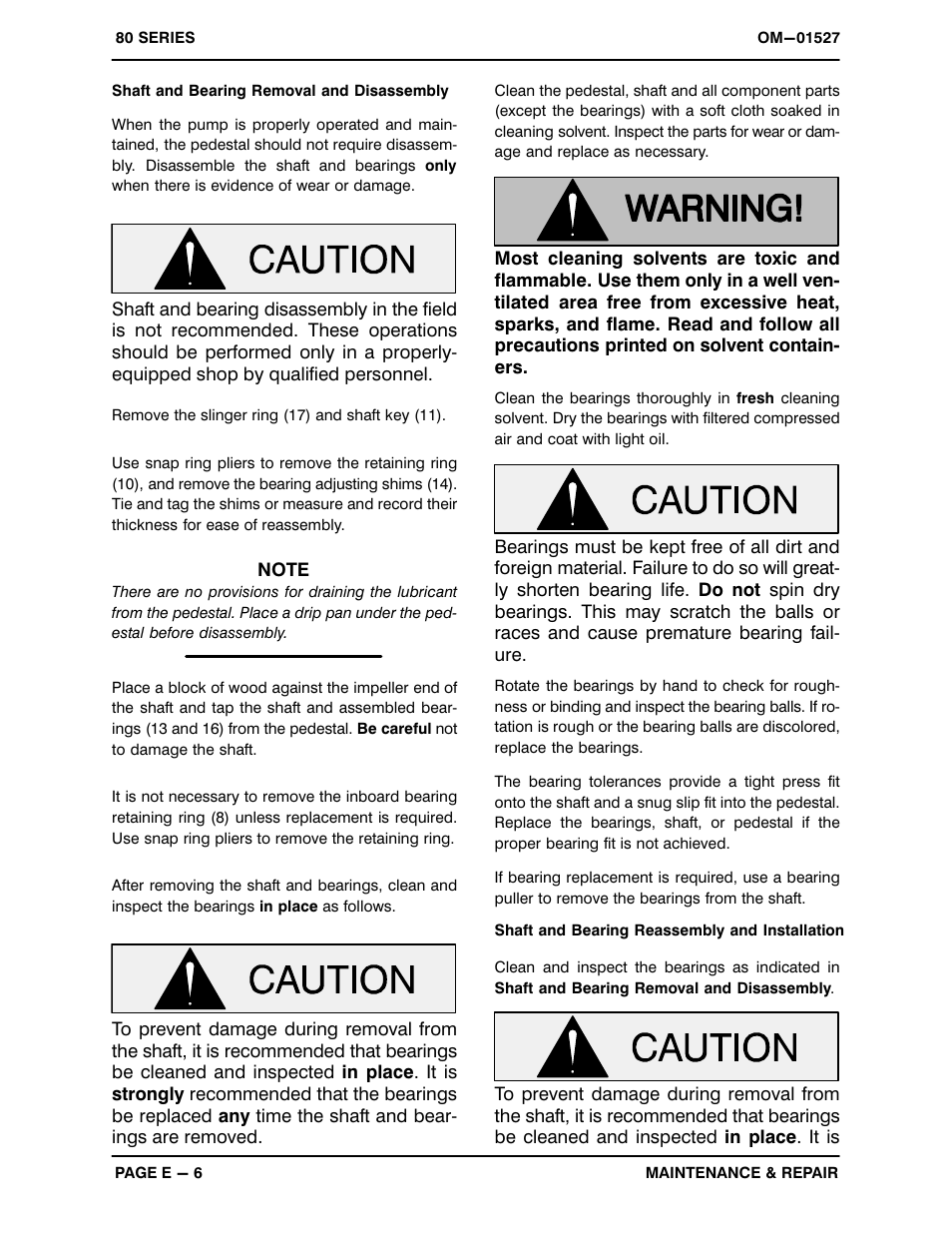 Gorman-Rupp Pumps 82D52-B 1244432 and up User Manual | Page 25 / 30