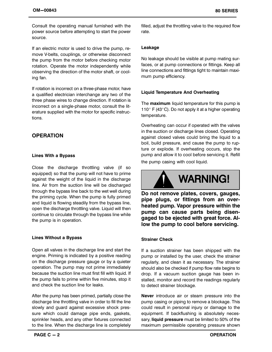 Gorman-Rupp Pumps 82E2-B 717191 and up User Manual | Page 15 / 31