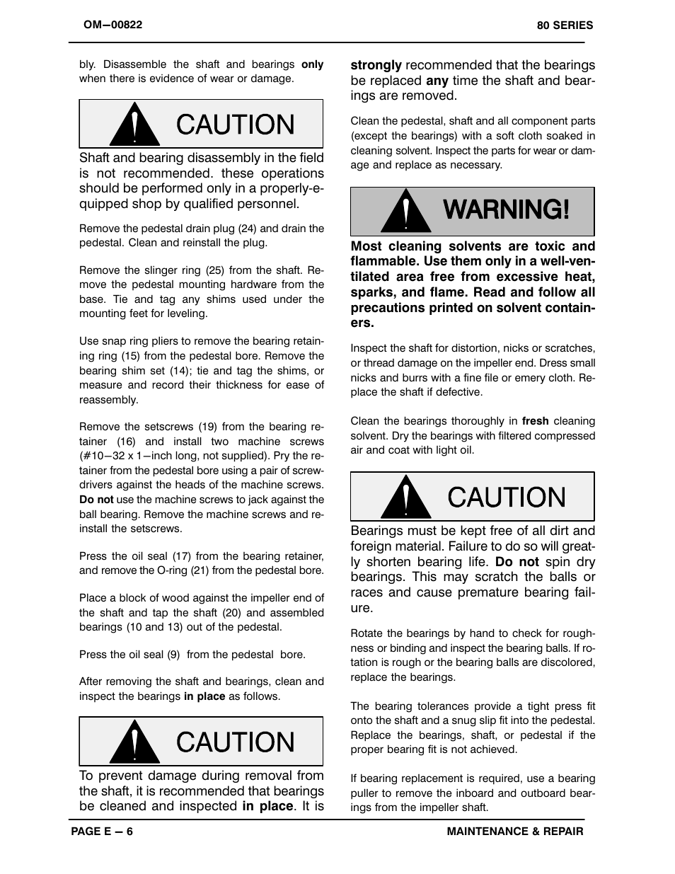 Gorman-Rupp Pumps 82E20-B 717487 and up User Manual | Page 24 / 29