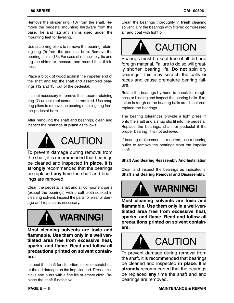 Gorman-Rupp Pumps 82D3-B 274955 and up User Manual | Page 25 / 30