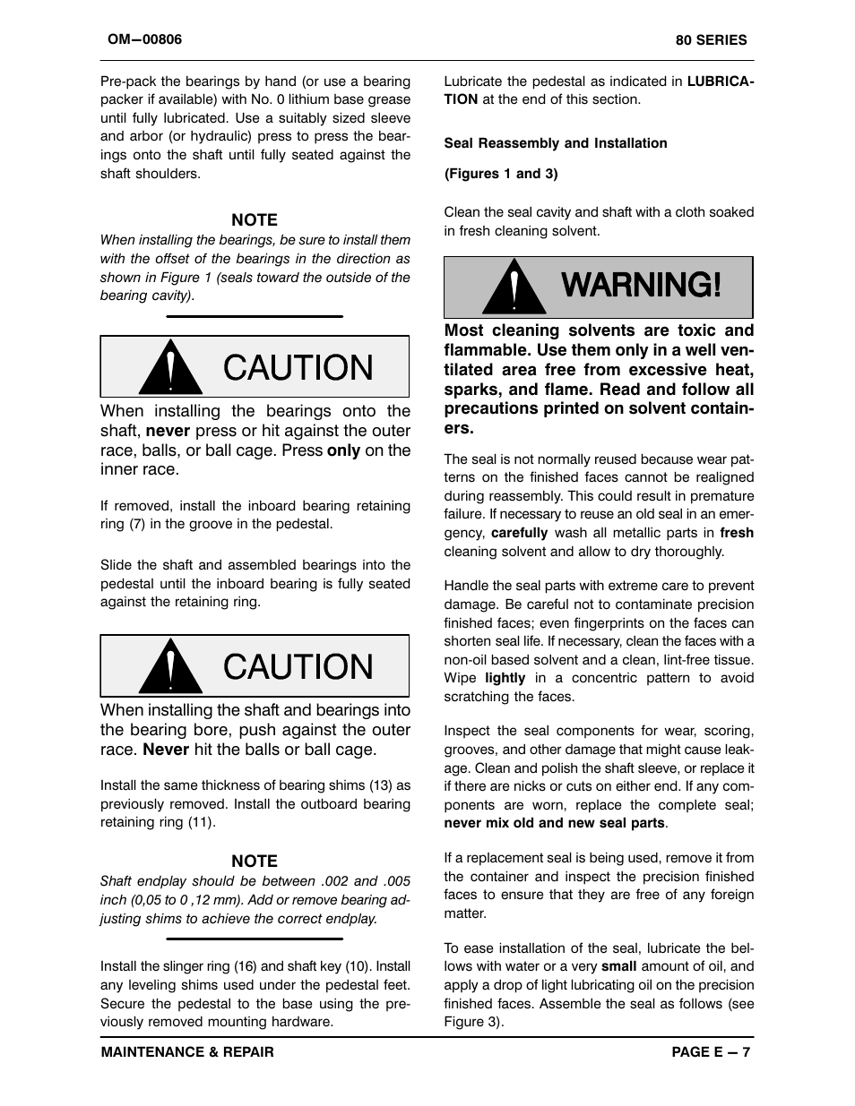 Gorman-Rupp Pumps 82D3-B 274955 and up User Manual | Page 26 / 30