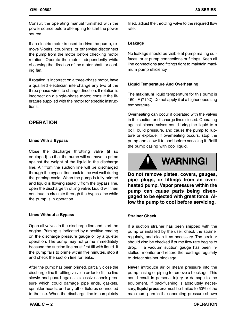 Gorman-Rupp Pumps 82D2-B 344003 and up User Manual | Page 14 / 30