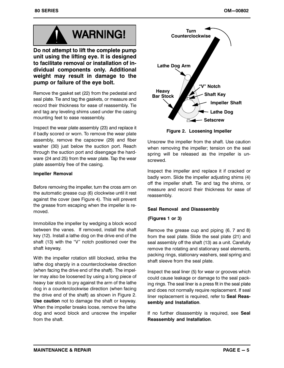 Gorman-Rupp Pumps 82D2-B 344003 and up User Manual | Page 23 / 30