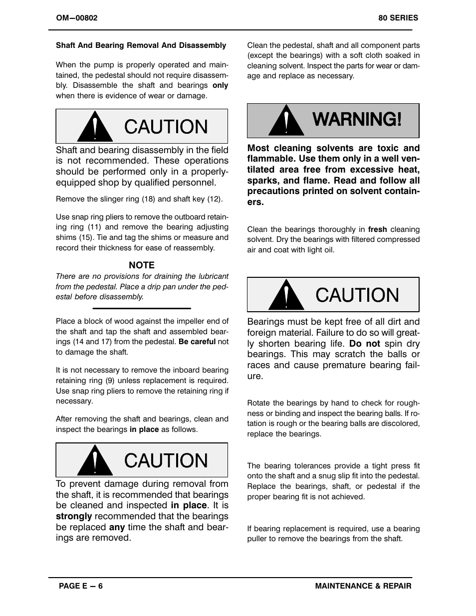 Gorman-Rupp Pumps 82D2-B 344003 and up User Manual | Page 24 / 30