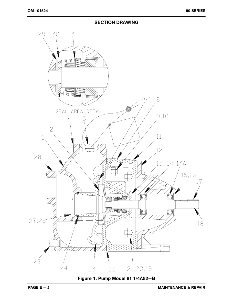 Gorman-Rupp Pumps 81 1/4A52-B 1287356 and up User Manual | Page 21 / 29