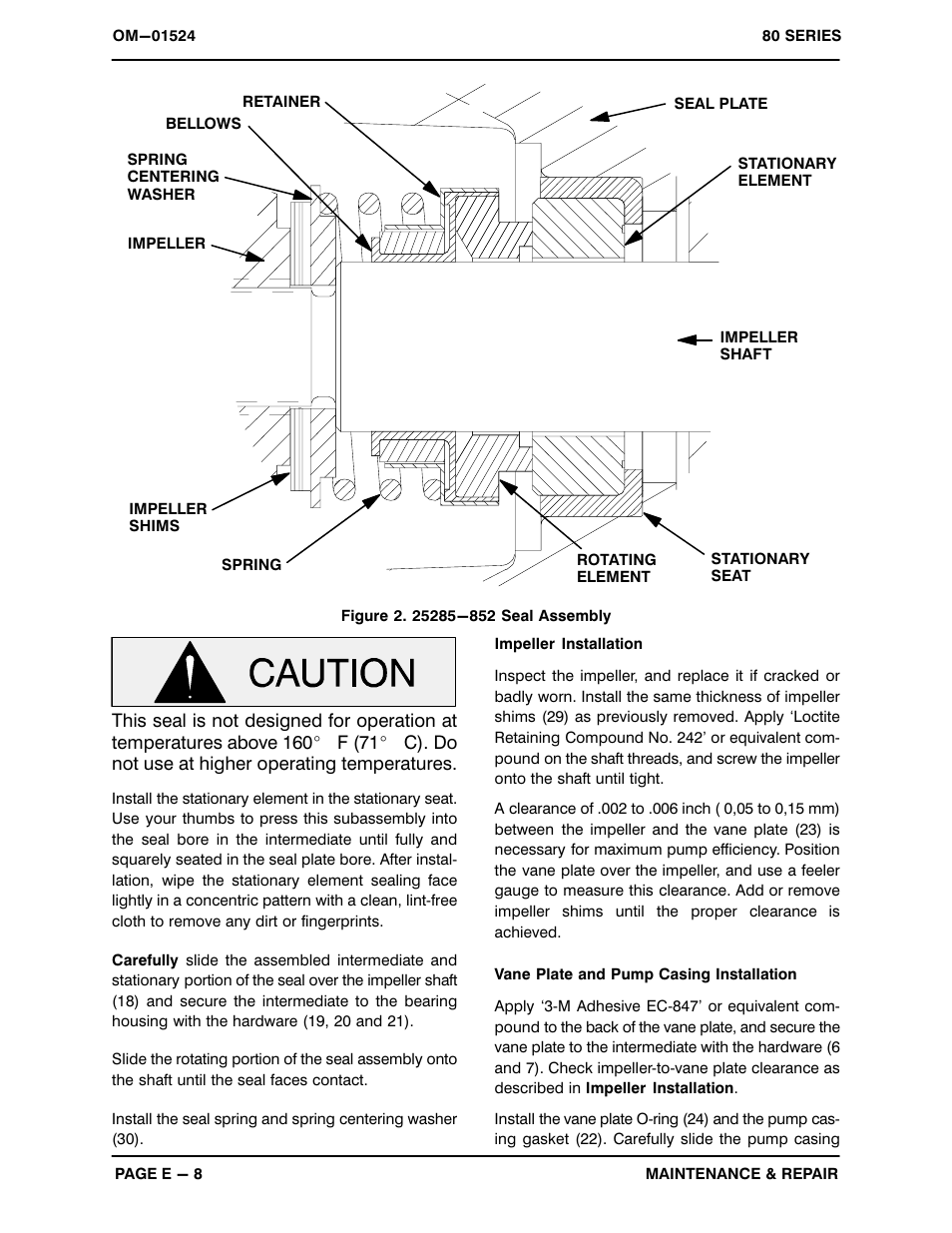 Gorman-Rupp Pumps 81 1/4A52-B 1287356 and up User Manual | Page 27 / 29